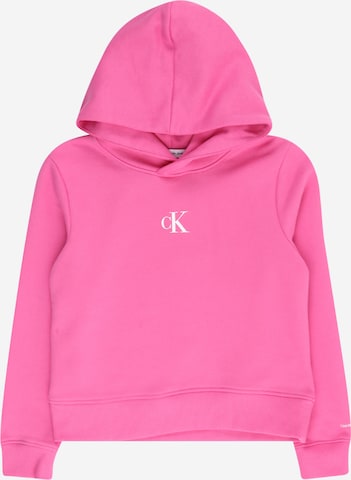 rozā Calvin Klein Jeans Sportisks džemperis: no priekšpuses