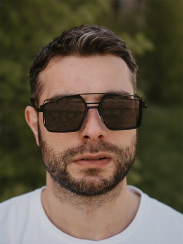 VEYREY Sunglasses 'Herren-sonnenbrille Bugial' in Orange: front