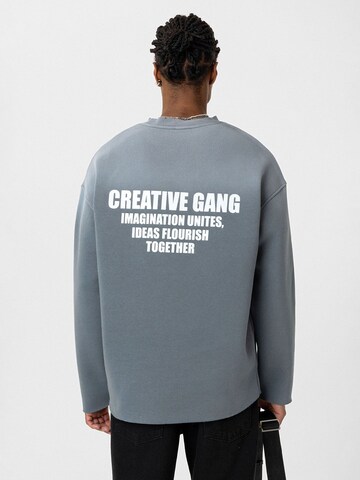 Sweat-shirt 'Luiz' Dandalo en gris : devant