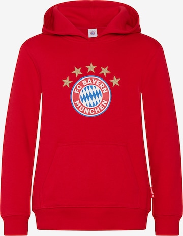 FC BAYERN MÜNCHEN Sweatshirt 'Logo' in Red: front