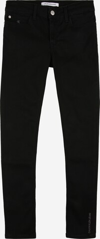 Calvin Klein Jeans Skinny Jeans i svart: framsida