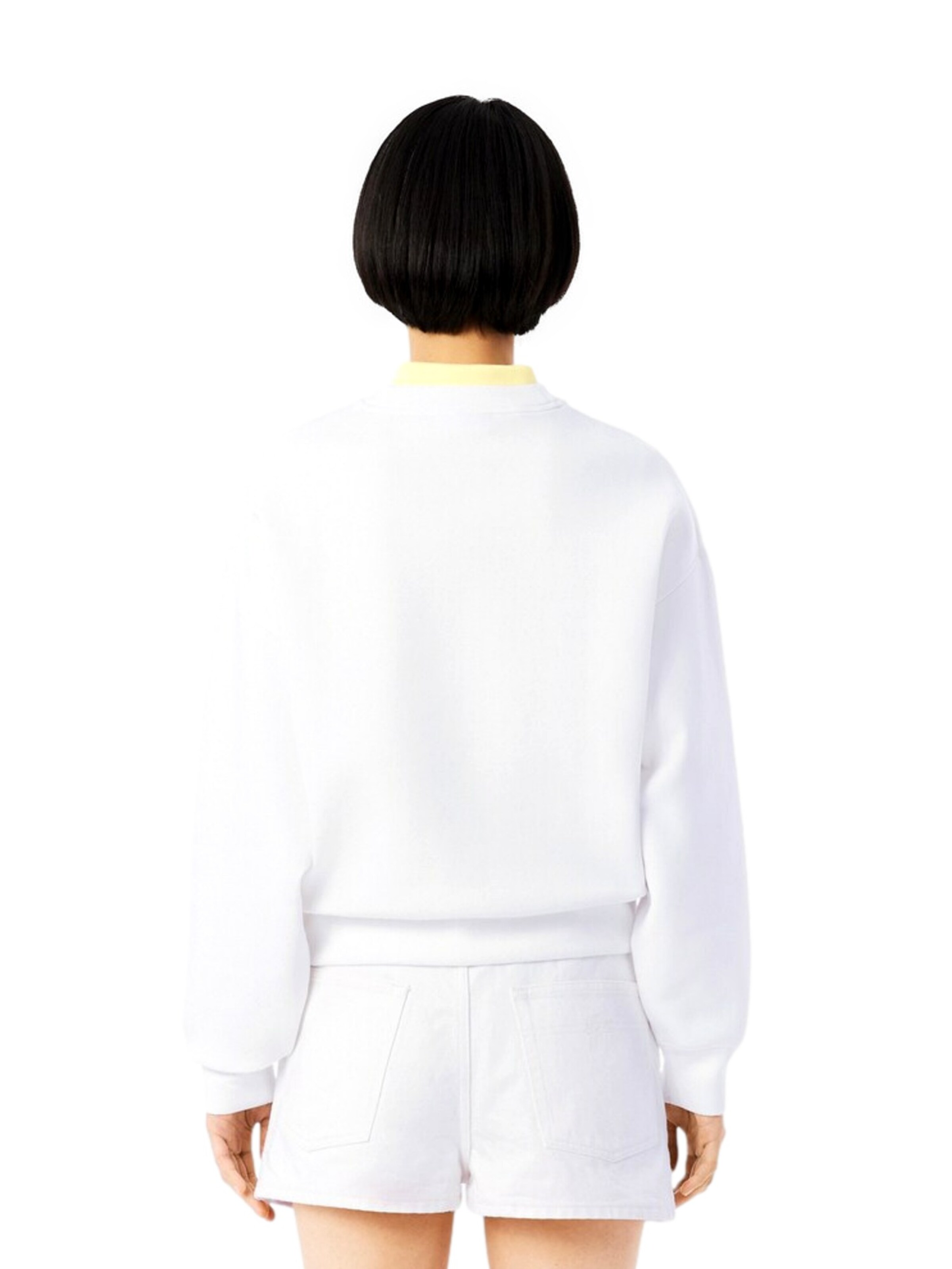 Sweat-shirt LACOSTE en blanc