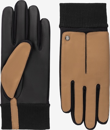 Roeckl Full Finger Gloves 'Kopenhagen' in Beige: front