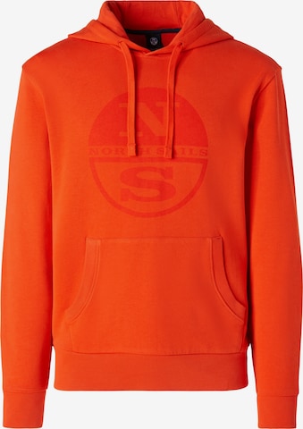 North Sails Sweatshirt in Orange: predná strana