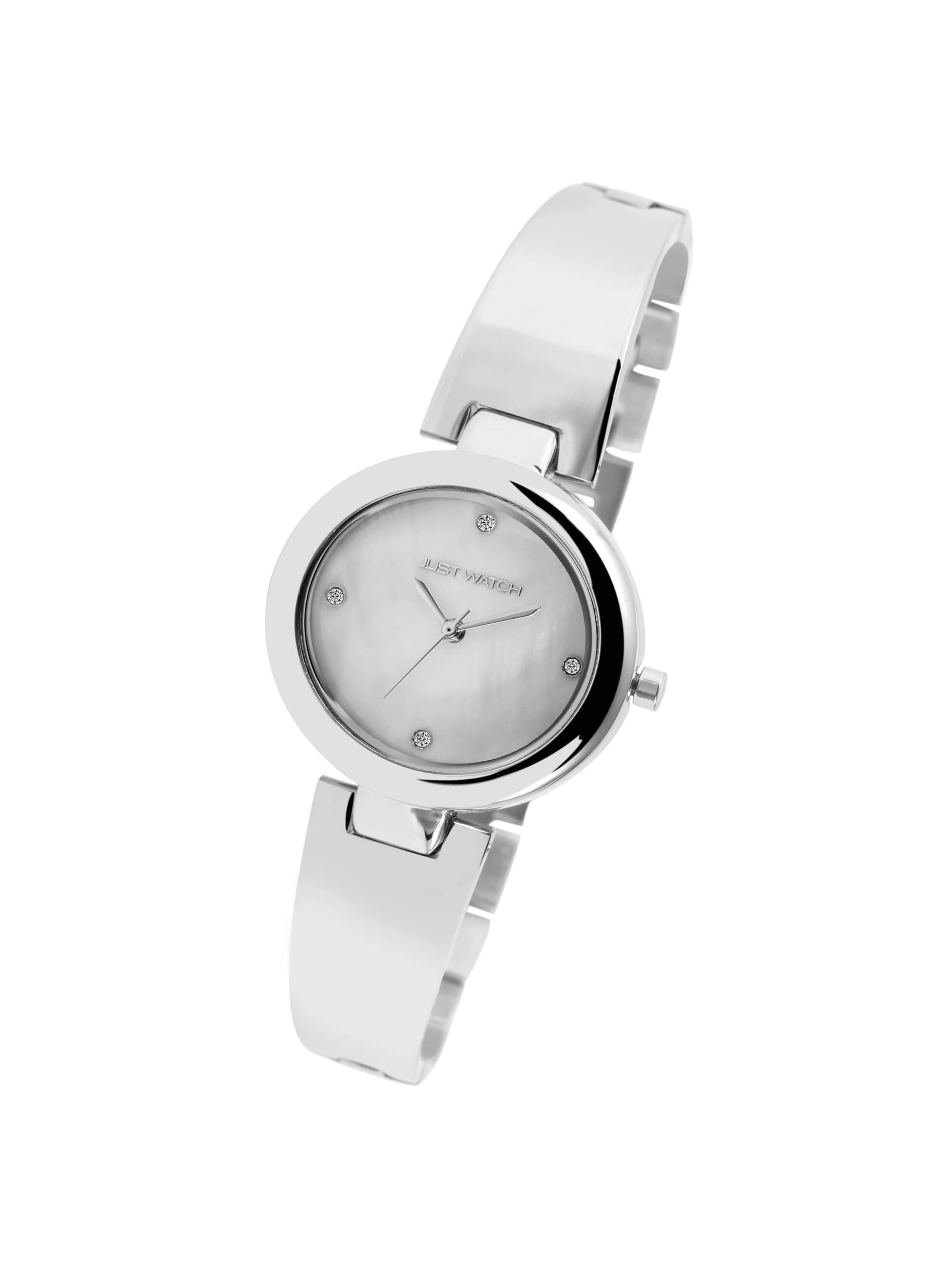Just Watch Analog Watch 'Mariella' in Silver: front