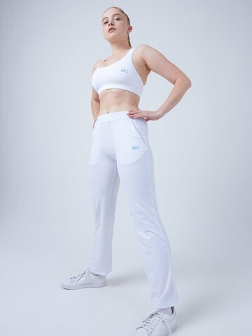 SPORTKIND Regular Sporthose 'Training Pants'‌‌‌‌‌‌‌‌‌‌ in Weiß