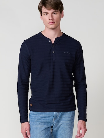 KOROSHI - Camisa em azul: frente