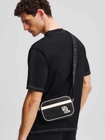 Karl Lagerfeld Magväska 'Athleisure' i svart: framsida