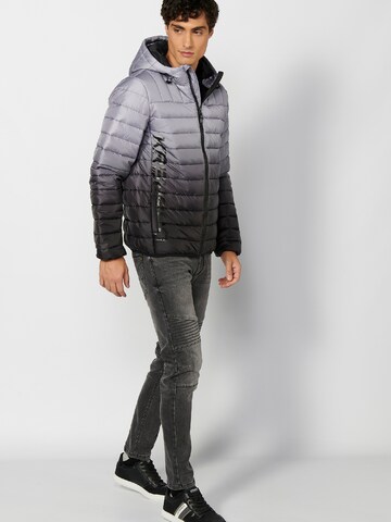 KOROSHI Winterjacke in Grau