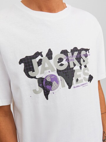 JACK & JONES TShirt 'JCODust' in Weiß