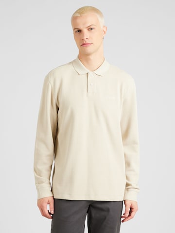 BOSS Shirt 'Petempestolong' in Beige: predná strana