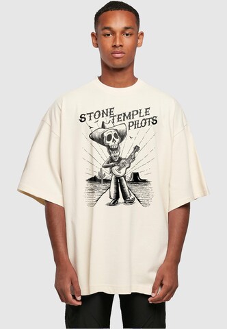 Merchcode Shirt 'Stone Temple Pilots- DOTD' in Beige: Vorderseite