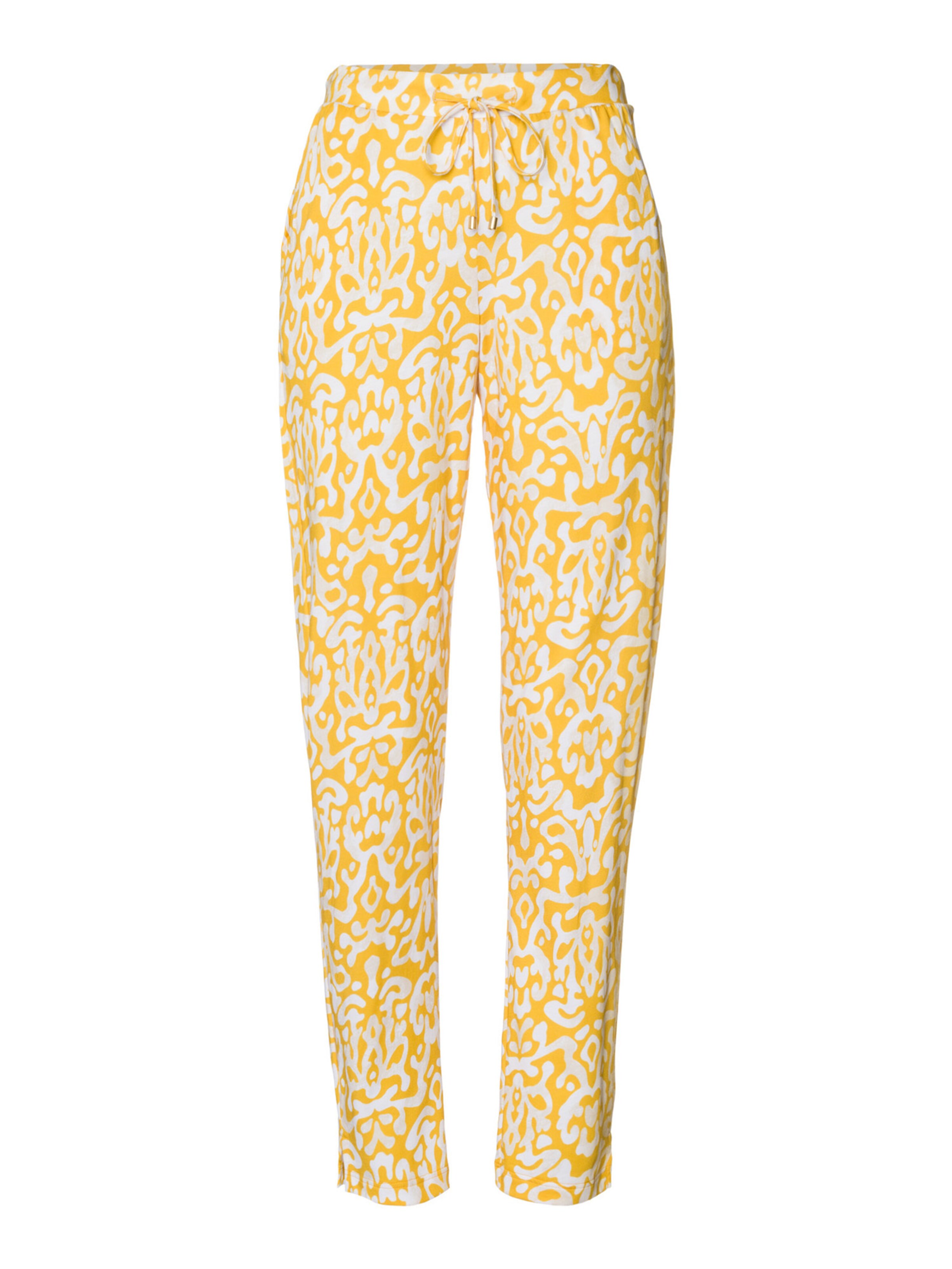 Hanro - Calças de pijama 'Sleep & Lounge' em amarelo: frente