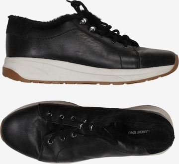 Lands‘ End Sneaker 39 in Schwarz: Vorderseite