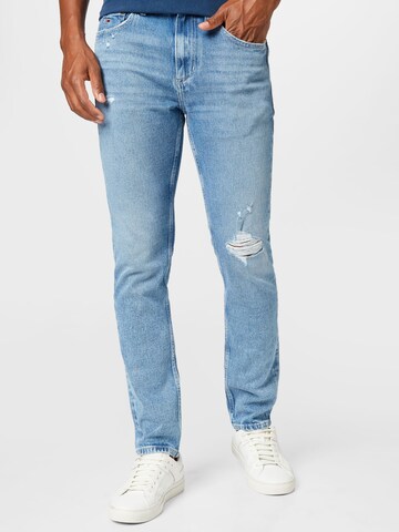 Coupe slim Jean Tommy Jeans en bleu : devant