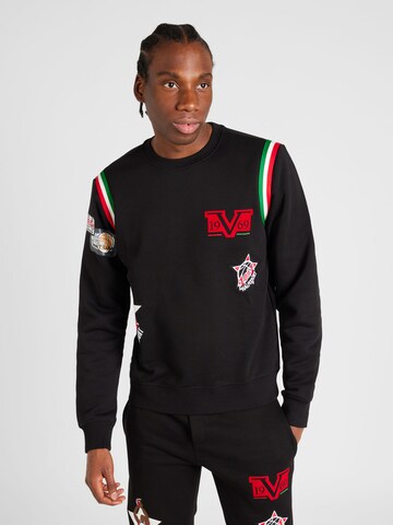 19V69 ITALIA - Sudadera 'Bruno' en negro: frente