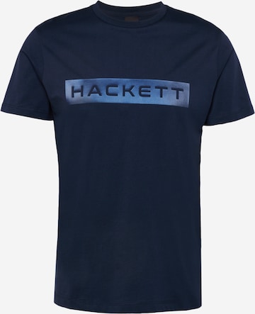 Tricou de la Hackett London pe albastru: față