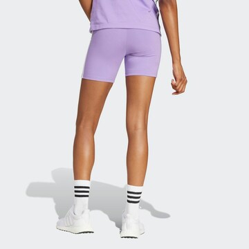 ADIDAS SPORTSWEAR Skinny Sports trousers 'ESSENTIALS' in Purple