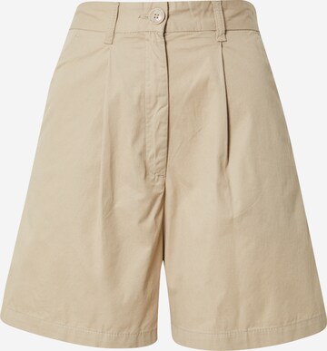 Monki Regular Broek in Beige: voorkant