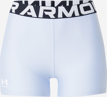 UNDER ARMOUR Skinny Športové nohavice 'Authentics' - Modrá: predná strana