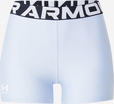 UNDER ARMOUR Pantalon de sport 'Authentics' en bleu pastel / noir / blanc, Vue avec produit