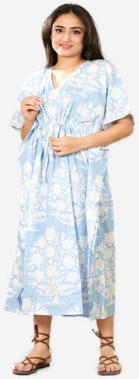PfauGermany Oversizekleid 'KAFTAN Free Size Brustumfang – 170 cm . Länge 130 cm' in himmelblau, Produktansicht