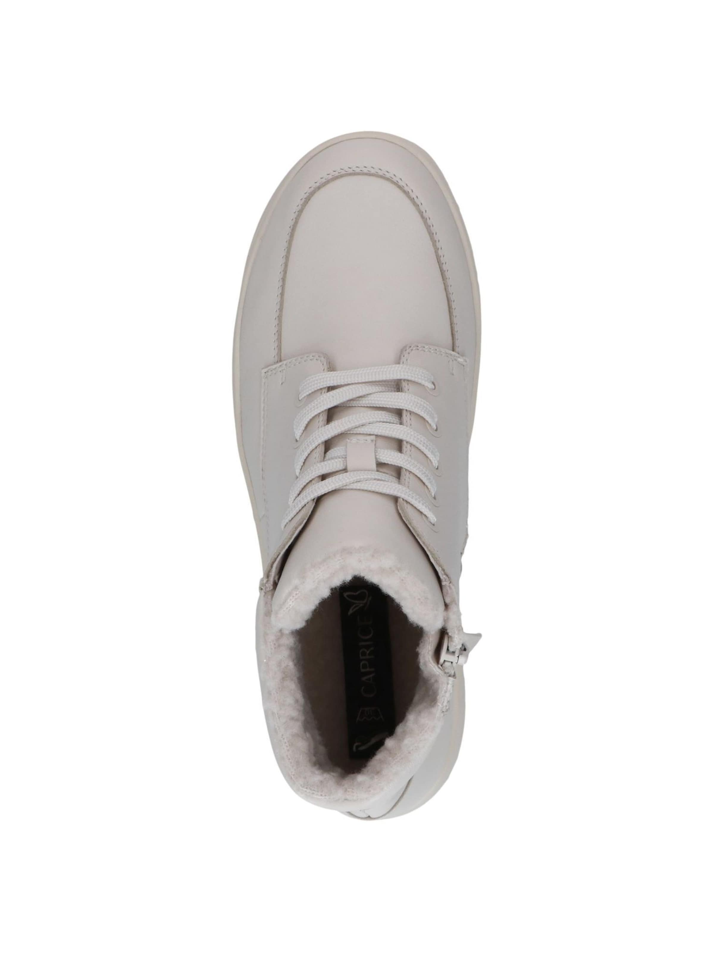 CAPRICE Lace-Up Ankle Boots in White