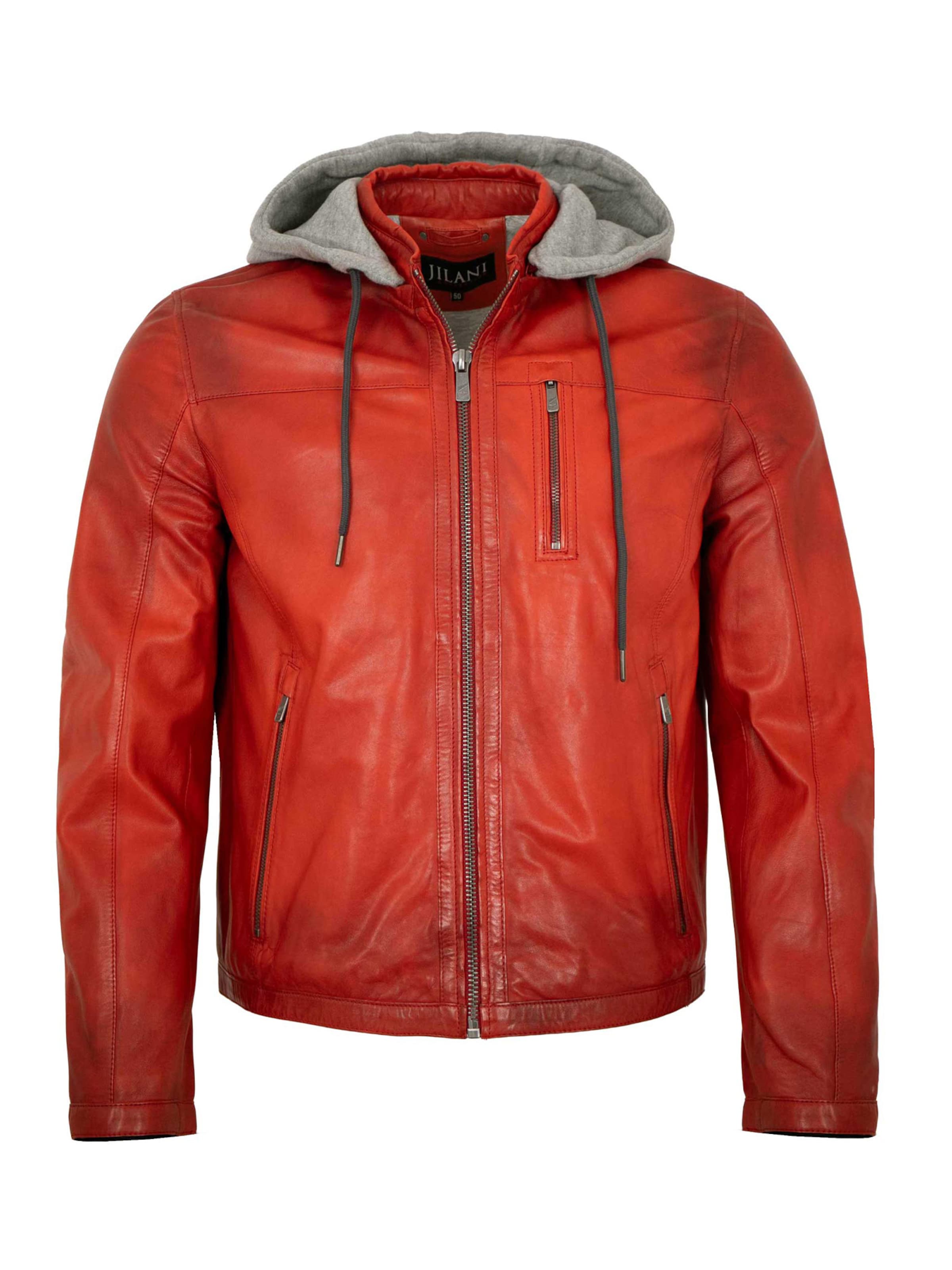 Jilani Between-season jacket 'Cody' in Red: front