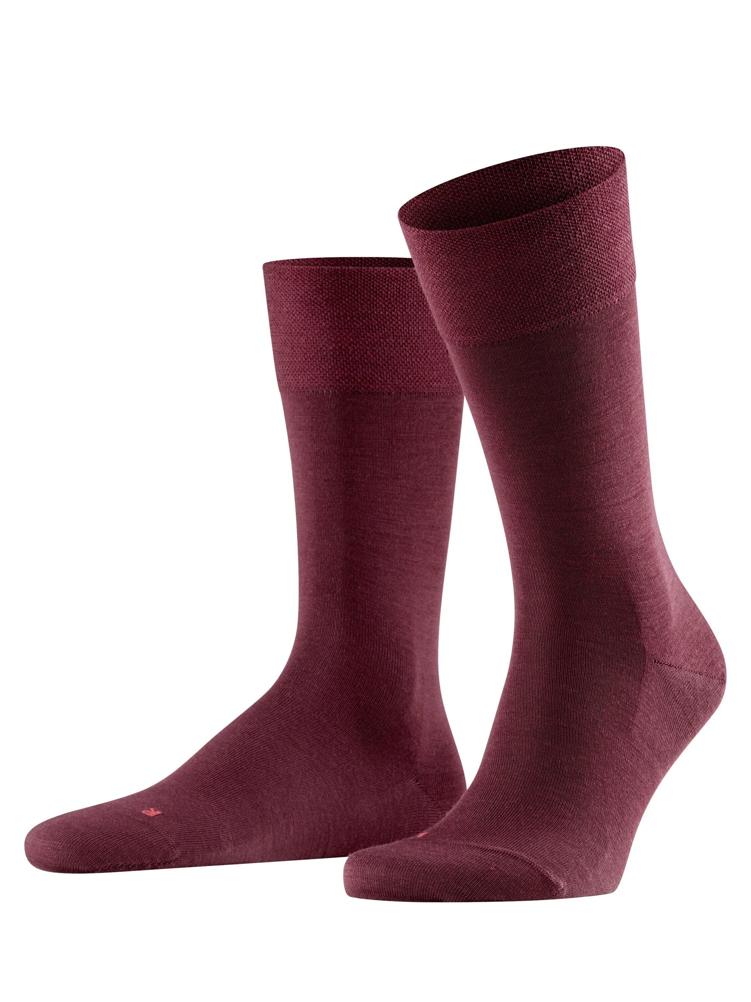 FALKE Socken 'Sensitive Berlin'‌‌‌‌‌‌‌‌‌ in Rot: Vorderseite
