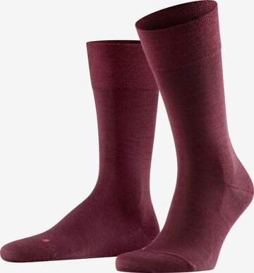 FALKE Socken 'Sensitive Berlin' in Rot: Vorderseite