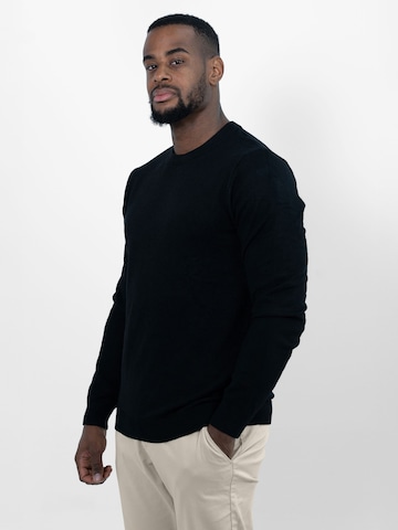 Vercate Sweater 'No. 16' in Black: front