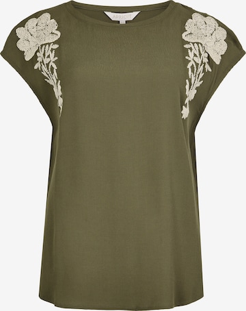 Chemisier Apricot en vert : devant