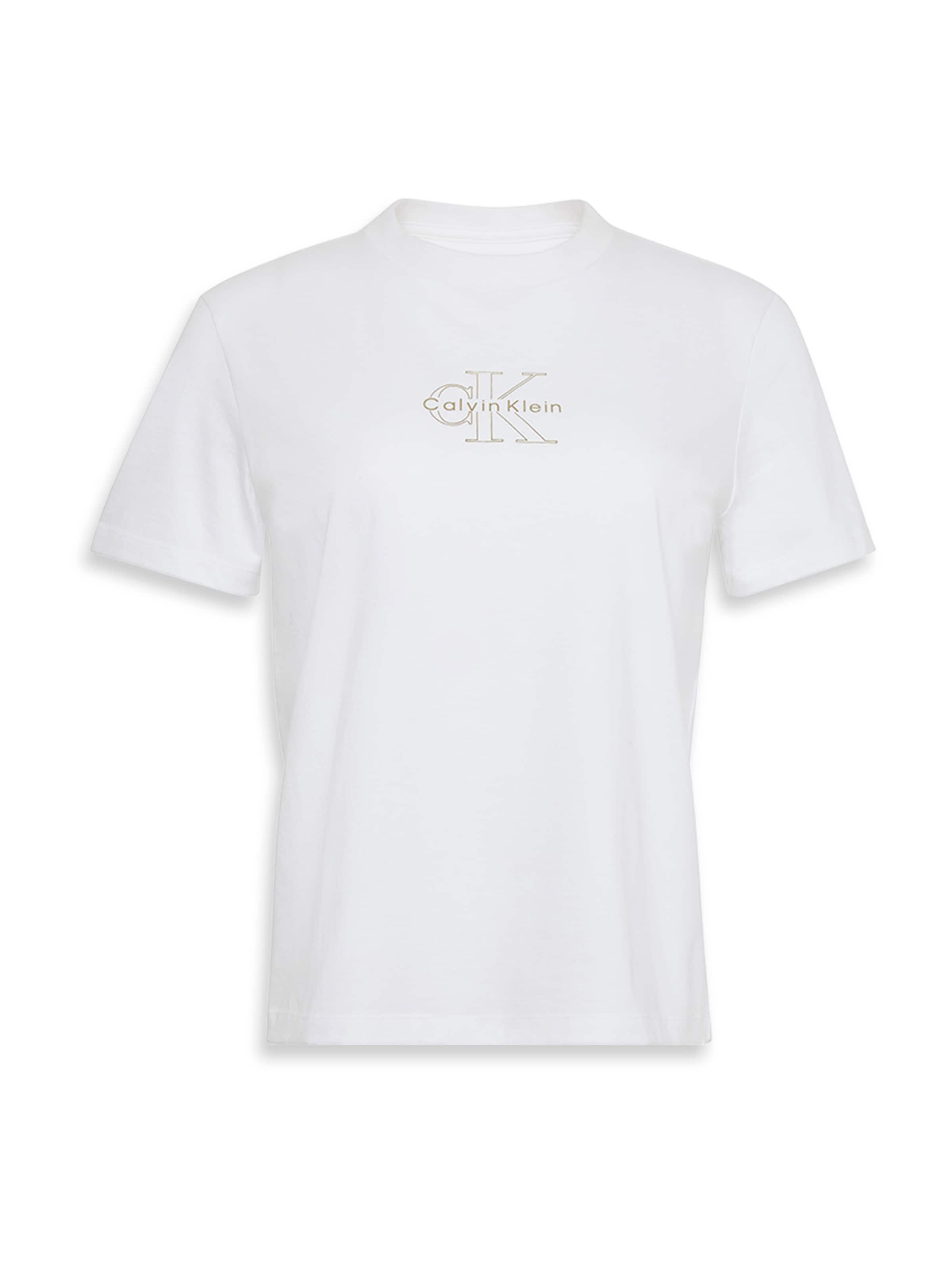 Calvin Klein Jeans Tričko 'Classic' – bílá: přední strana
