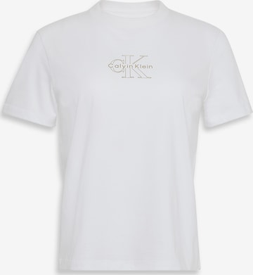 Calvin Klein Jeans Футболка 'Classic' в Белый: спереди