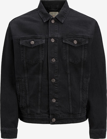 JACK & JONES Φθινοπωρινό και ανοιξιάτικο μπουφάν 'Jean' σε μαύρο: μπροστά