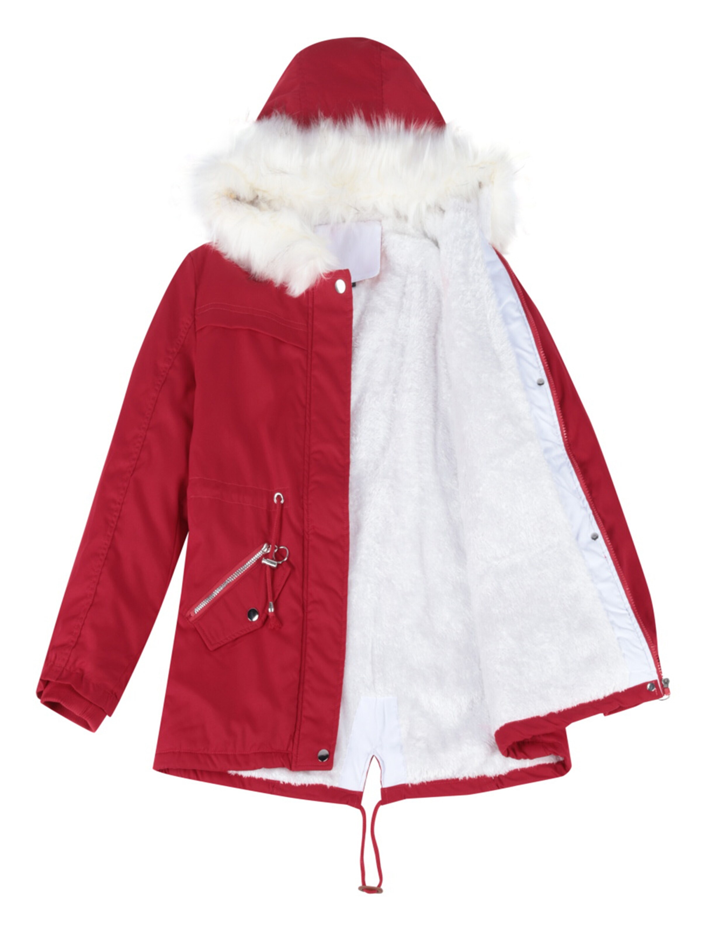 YOUTHUP Winter Jacket in Red