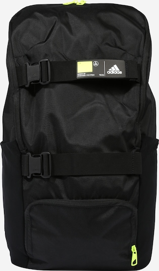 ADIDAS PERFORMANCE Спортна раница в неоново жълто / черно, Преглед на продукта
