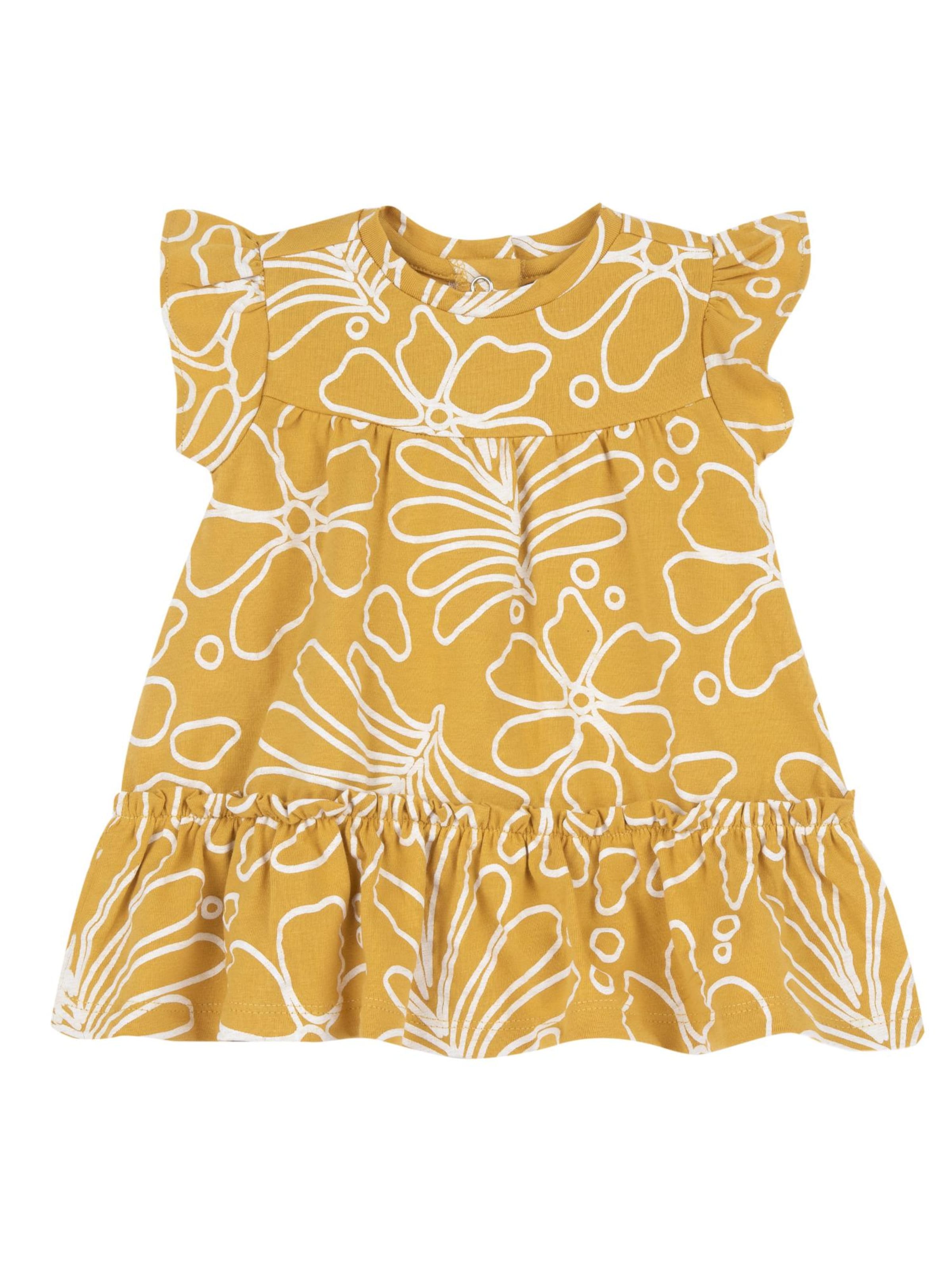 Chicco - Vestido en amarillo: frente