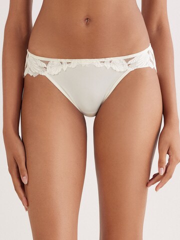 INTIMISSIMI Panty 'About Flowers' in White: front