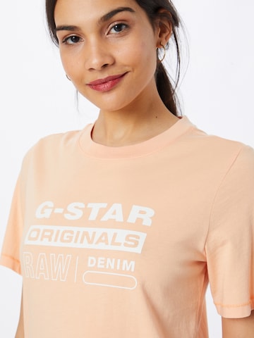 Maglietta di G-Star RAW in arancione