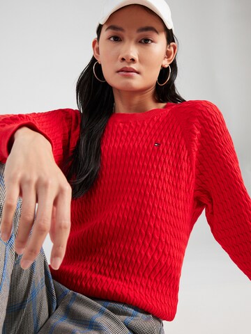 TOMMY HILFIGER - Pullover em vermelho