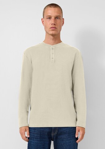 T-Shirt QS en beige : devant