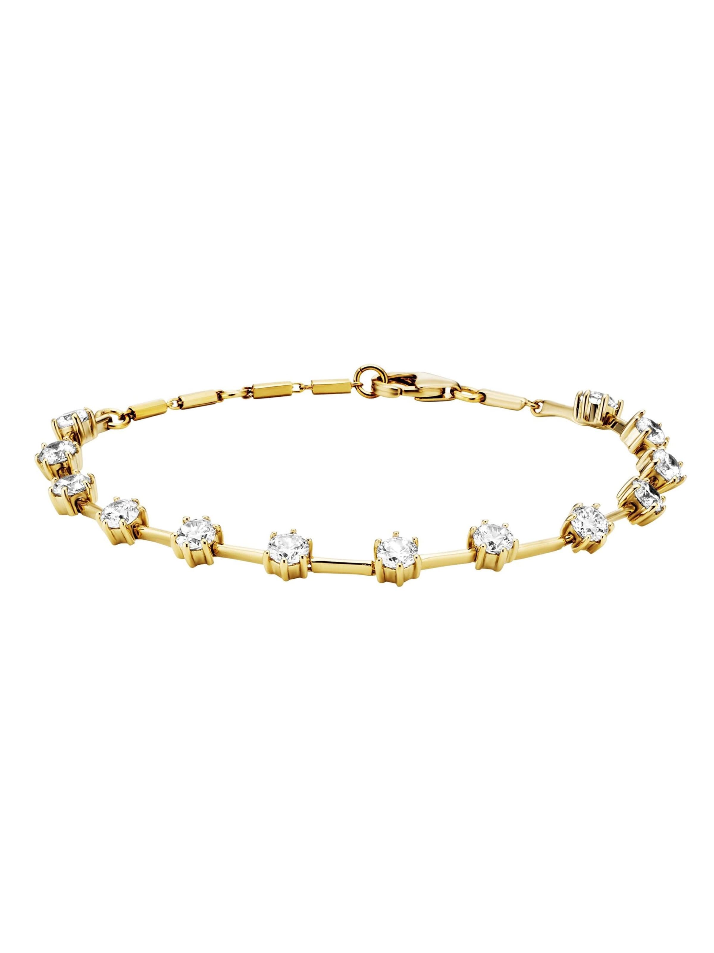 Julie Julsen Armband in Gelb: Vorderseite