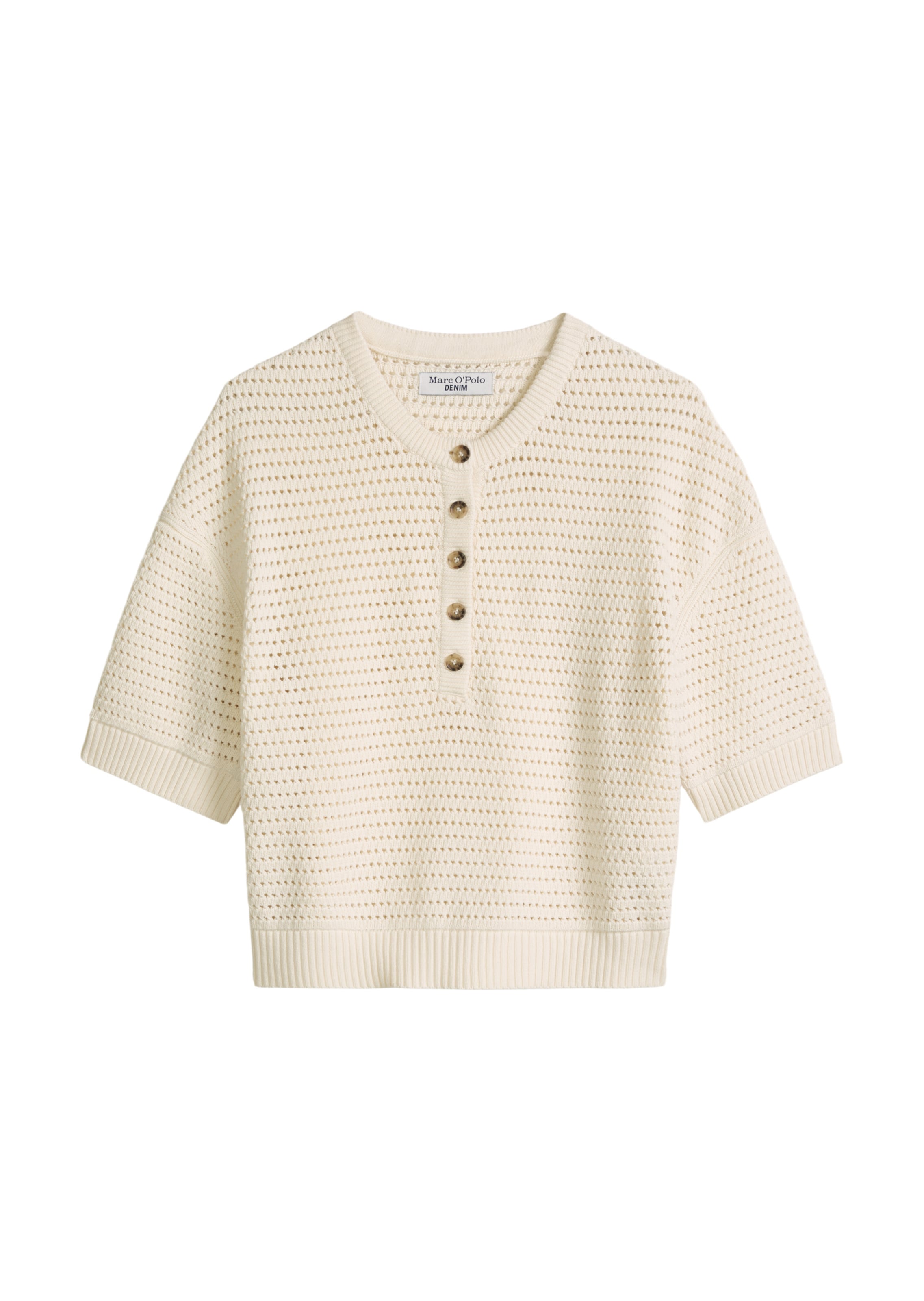 Marc O'Polo DENIM Pullover in Beige: Vorderseite