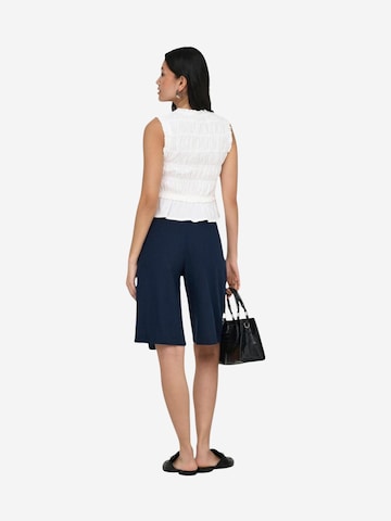 regular Pantaloni 'Onlgoa Hw Linen Bl Long Shorts Cc Tlr 15363720' di ONLY in blu