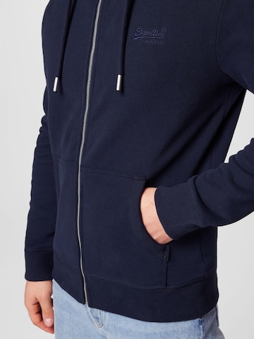 Superdry Sweatjacke in Schwarz