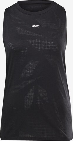 Reebok Sporttop in Schwarz