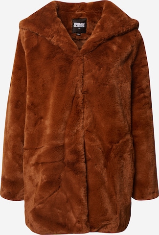 Urban Classics Between-Season Jacket in Brown: front