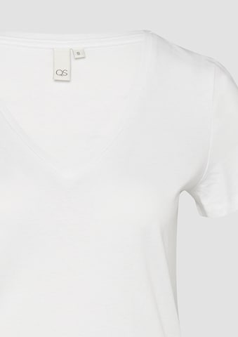 T-shirt QS en blanc