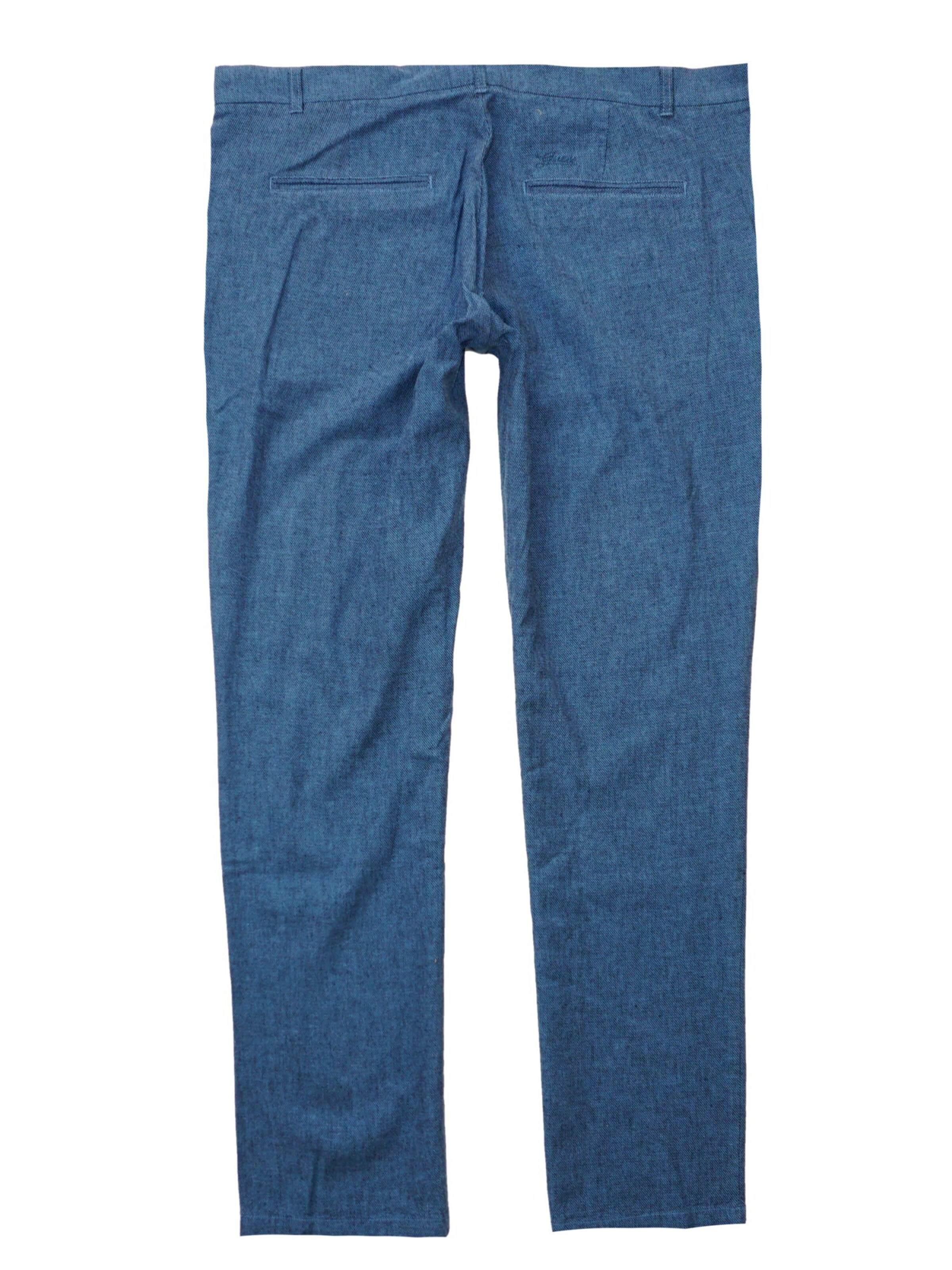 GUESSSlimfit Chino hlače 'Myron Dressy' - plava boja